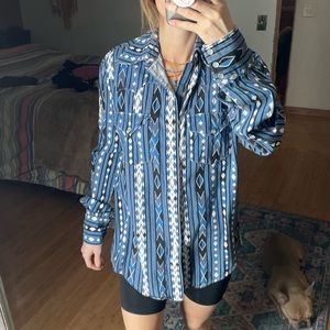 Vintage Mens western Shirt